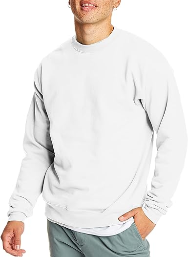 Men's Fleece Sweatshirt White